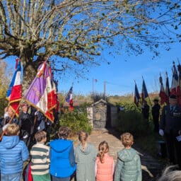 Commémoration du 11 novembre à Eglise Neuve de Vergt.